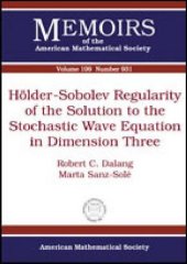 book Holder-Sobolev regularity of the solution to the stochastic wave equation in dimension three