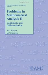 book Problems in Mathematical Analysis 1: Real Numbers, Sequences and Series