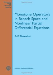 book Monotone operators in Banach space and nonlinear partial differential equations