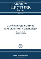 book J-holomorphic curves and quantum cohomology