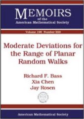 book Moderate deviations for the range of planar random walks