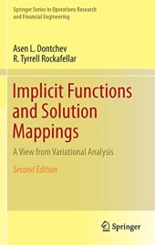 book Implicit functions and solution mappings: A view from variational analysis