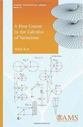 book A first course in the calculus of variations