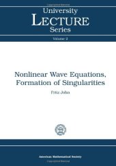 book Nonlinear wave equations, formation of singularities