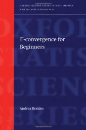 book Gamma-convergence for beginners