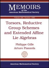 book Torsors, reductive group schemes and extended affine Lie algebras