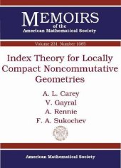 book Index theory for locally compact noncommutative geometries