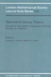 book Geometric group theory: Vol.2, Proc. Symp. in Sussex, 1991