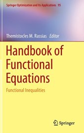 book Handbook of functional equations. Functional inequalities