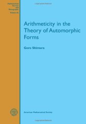 book Arithmeticity in the theory of automorphic forms