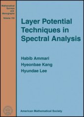 book Layer potential techniques in spectral analysis