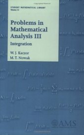 book Problems in mathematical analysis. III