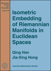 book Isometric embedding of Riemannian manifolds in Euclidean spaces