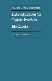 book Introduction to optimization methods