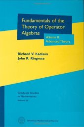 book Fundamentals of the Theory of Operator Algebras, Vol. 2: Advanced Theory