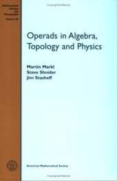 book Operads in algebra, topology and physics