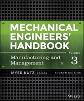 book Mechanical Engineers' Handbook. Vol. 3 Manufacturing and Management