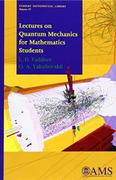 book Lectures on quantum mechanics for mathematics students