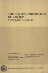 book The Central Philosophy of Jainism (anekanta-vada)