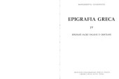 book Epigrafia Greca - Epigrafi sacre, pagane e cristiane