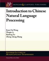 book Introduction to Chinese Natural Language Processing