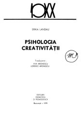 book Psihologia creativitatii