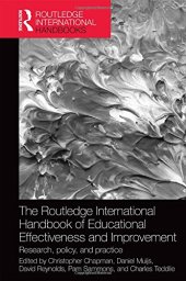 book The Routledge International Handbook of Educational Effectiveness and Improvement: Research, policy, and practice