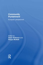 book Community Punishment: European perspectives