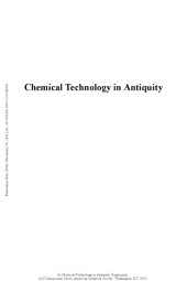 book Chemical technology in antiquity