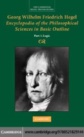 book Georg Wilhelm Friedrich Hegel : Encyclopaedia of the Philosophical Sciences in Basic Outline, Part 1, Logic