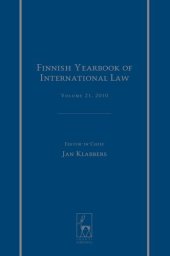 book Finnish Yearbook of International Law: Volume 21, 2010