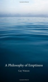 book A philosophy of emptiness