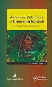 book Analysis and performance of engineering materials : key research and development