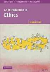 book An introduction to ethics