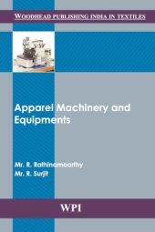 book Apparel machinery and equipments