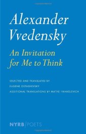 book Alexander Vvedensky: An Invitation for Me to Think