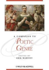 book A companion to poetic genre