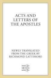 book Acts and letters of the Apostles