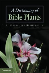 book A dictionary of Bible plants