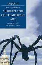 book A dictionary of modern and contemporary art