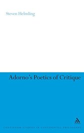 book Adorno's poetics of critique