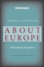 book About Europe : philosophical hypotheses