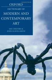 book A dictionary of modern and contemporary art