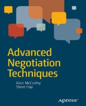 book Advanced negotiation techniques