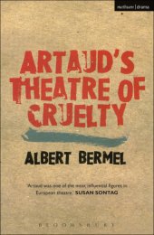 book Artaud's Theatre of Cruelty