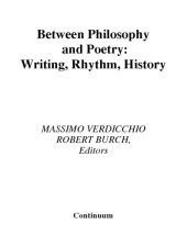 book Between Philosophy and Poetry: Writing, Rhythm, History