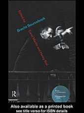 book Brecht sourcebook