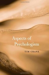book Aspects of psychologism