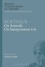 book Boethius: On Aristotle on Interpretation 4-6