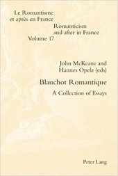 book Blanchot Romantique: A Collection of Essays